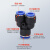 贝傅特 气管三通接头 气动塑料快插等径变径Y型W型气管接头元件 经济蓝色款 PW-10-6 