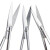 赫思迪格 实验用剪刀 不锈钢实验室剪手术剪刀 手术直尖22cm HHW-916