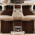 卡舒尔羊毛地垫商务车7座奔驰V级GLS本田奥德赛别克GL8专用七座汽车脚垫 进口澳洲羊毛专车定制脚垫(深咖