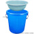 泔水干湿过滤分离带滤网大号厨房垃圾桶厨余茶叶茶水沥水潲水桶篮 绿色50K型沥水篮