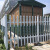 变压器护栏PVC塑钢 玻璃钢护栏围栏电力栅栏幼儿园学校配电箱隔离 1.0米高立柱元/米