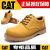 卡特（CAT）男鞋马丁鞋男低帮经典宽头进口马丁靴男大头工装鞋 626棕色 标准皮鞋码 42