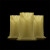 寰跃 HY-219 黄色编织袋防水防汛蛇皮袋子沙土袋打包塑料编织袋 50*80cm