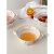 莱杉  ins风橘子双耳碗可爱汤面碗陶瓷儿童餐具少女心个人专用 橘子双耳碗+橘子勺