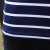 稻草人（MEXICAN）短袖T恤男2019夏季男装新款青年男士韩版条纹半袖体恤上衣潮 上蓝下白 M