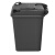 舒蔻（Supercloud）大号塑料分类垃圾桶小区环卫户外带盖加厚垃圾桶可定制图案30L加厚黑色分类干垃圾