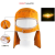 LISM电焊面罩护脸自动变光头戴式牛皮太阳能焊接防护头套 牛皮翻盖普通款头套