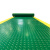 工厂车间地胶pvc地垫工业专用走道垫仓库地板叉车防滑脚垫 绿色钢化纹黄色警示 0.9米*5米*3MM