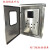 304不锈钢配电箱室外双门仪表箱双层门防水箱控制柜500 400 400*300*250