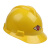 唐丰V型PE安全帽 红色 防砸 工地建筑施工安全帽 30顶/箱 1箱 现货  黄色