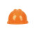 朗莱斯特 安全帽 玻璃钢/ABS 工地建筑 防砸抗冲击 V形橘色 升级款