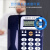 宝泰尔（BOTEL）电话机座机 固定电话 办公家用 免电池/大按键  T121 蓝色