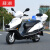 薛湖全新款式125电喷踏板摩托车男女式成人燃油助力车整车可上牌款式 白色二代