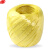 谋福 塑料撕裂绳 打包捆扎绳包装绳 塑料绳捆扎绳 捆扎带 黄 一个70米
