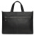 金利来（Goldlion） 男士商务手提包 时尚横款单肩包公文包大包A111022-111黑