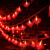 贝工 LED中国结灯串 节日小彩灯 喜庆红色小灯笼节庆用品新年装饰灯 电池款10米80灯
