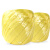谋福 塑料撕裂绳 打包捆扎绳包装绳 塑料绳捆扎绳 捆扎带 黄 一个70米