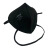麦特瑞6002B KN95防护口罩自吸过滤式防雾霾防飞沫 头带式黑色50只装