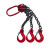 京棣工品 起重吊链 钢铁链 吊索行车吊车吊链 单位：个 3吨0.5米4钩 