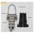 SNAYN NXJ型四芯集束耐张线夹高低压挂板拉杆式电力金具NXJ-185-2401KV拉杆式 