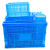 蓝色塑料周转筐 加厚长方形蔬菜水果筐 熟料中转框塑料筐 快递物 外565*410*210mm2个