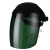 电焊面罩焊接工帽透气飞溅 防头盔防烤脸紫外线辐射 二代蓝顶5号墨绿面罩+手套