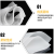 华昊创久 硅胶板硅胶垫耐高温耐磨密封白色硅胶板垫片（非标定制）5天发货 白500mm*500mm*1.5mm厚