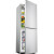 万宝（Wanbao）冰箱双门180升冷藏冷冻家用两门小型电冰箱低温补偿宿舍租房储鲜不占地线下冰箱 同款银色