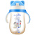 贝儿欣（BABISIL）PPSU宝宝吸管奶瓶儿童吸管杯360ML宽口径PPSU吸管学饮杯手柄背带两用 蓝色奶瓶360mL