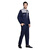 劳博士 长袖工作服 工人劳保工服工装汽修工程服 灰+藏青 L(上衣)可定制