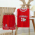 香果兔儿童运动篮球服新款男童夏季短袖套装女童薄款速干衣中小童假两件 QF01-球服红色 90cm