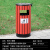 定制定制户外垃圾桶不锈钢公共场合果皮箱大号分类环卫室外小区公 不锈钢小方桶