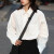 奥洛黛娅衬衫女设计感小众轻熟气质衬衣女秋季白色衬衫女长袖内搭外穿学生 白色 长袖 L 115-130斤