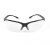 梅思安（MSA） 10147393 迈特-CAF防护眼镜 透明防雾镜片 黑色镜框 防刮擦 2副 定做