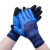 者也 12双双层加强指劳保手套 浸胶透气涂胶乳胶防护手套 蓝色
