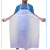 京京 白色防水 防油 耐酸碱 PVC 围裙食品厂围裙工业围裙 加厚食品围裙 白色40丝