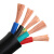 德威狮定制电缆线国标rvv3芯2.充电桩软护套线 5芯0.75平方100米