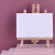 桌面小画架迷你肌理油画框支架儿童DIY数字油画板展示画架水彩粉 平板21x28 画架