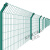 高速公路双边丝护栏网户外隔离网铁丝网围栏围墙养殖防护钢丝网 丝径3.5mm(1.8*3米一套)