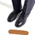 xinyuanheng日本韩国男士皮鞋头层牛皮商务正装鞋品牌香港潮流休闲布洛克大東 黑色 38