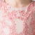 泡泡橙（BUBBLE ORANGE）女童公主裙长袖主持人礼服长款儿童连衣裙春秋花童婚礼学生演出服 红色长款/加绒款 130码(建议身高120公分左右)