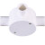 丰稚 三通圆接线盒 带盖 电线管接头 PVC电工套管配件 白色 65*40/3/dn20