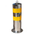 不锈钢警示柱道路安全防撞柱可拆卸路桩反光隔离柱加厚挡车柱可定 直径159活动款(+螺丝)