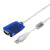 宇泰(UTEK)USB转RS232串口线转换器笔记本配置线9针com口转接线扫码枪线 UT-880 0.5m