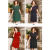 中年女装加棉麻直筒连衣裙夏季2022新款200斤遮肚裙子 2012红色 L 建议115-130斤