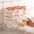 RISU厨房调料盒置物架家用调味罐盐罐佐料调味盒调料瓶收纳架 720ml白色 (适合:白砂糖400克)
