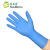 塞莫诗Si&Moos一次性丁腈手套蓝色12寸加长款居家清洁工业维修实验室家务厨房洗碗防水多用途 蓝色加厚小号S