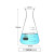 德仕登 玻璃三角烧瓶锥形加厚教学仪器实验器材  1件起批 250ML 直口锥形瓶 3天