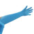 尚和手套（SHOWA）一次性丁腈手套无粉防滑麻指加厚防水耐油实验检查 蓝色887/M/50只