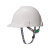 梅思安/MSA ABS标准型一指键帽衬 V型安全帽施工建筑工地劳保头盔 白色 5顶装 企业定制